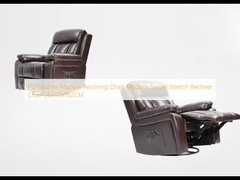PU Kulit Manual kursi recliner Modern Swivel Stretch kursi recliner 96x101x102CM